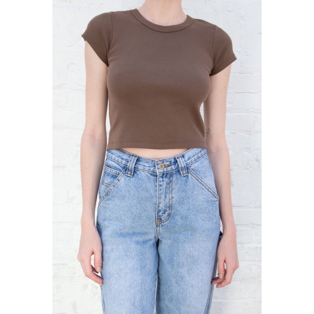 Brandy Melville John Galt Ashlyn Brown Top